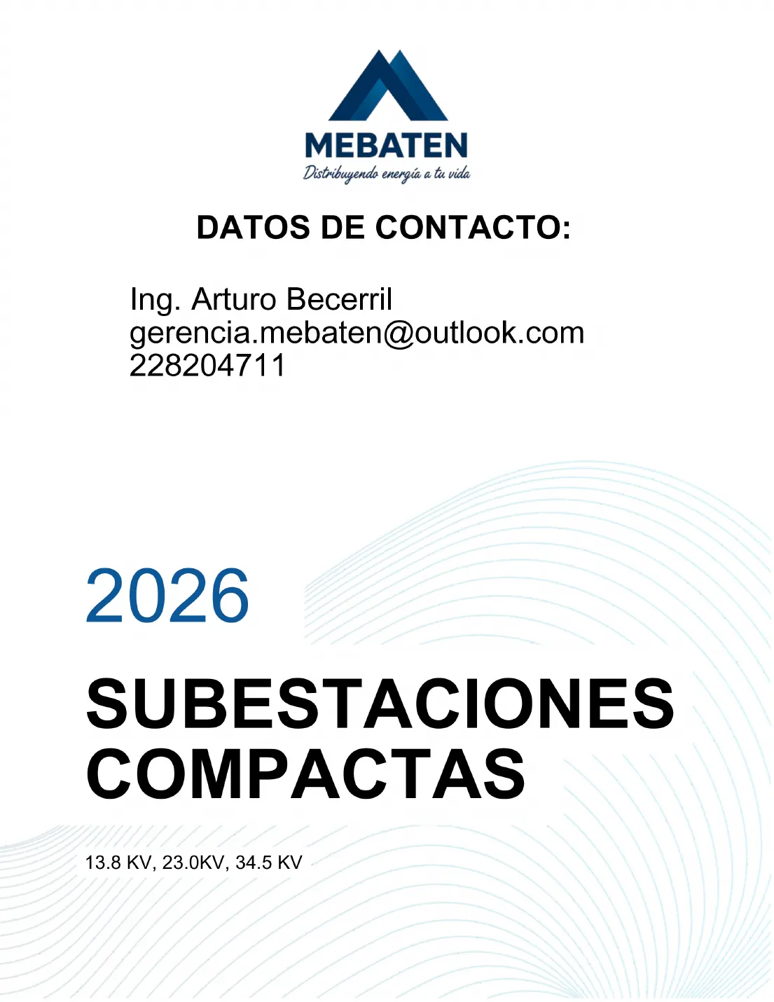 Catálogo de subestaciones compactas, página 8