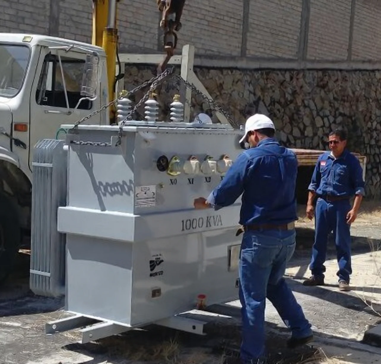 Transformador eléctrico fabricado para proyecto industrial
